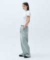 Marithé François Girbaud W Low-Waist Tuck Wide Denim Pants