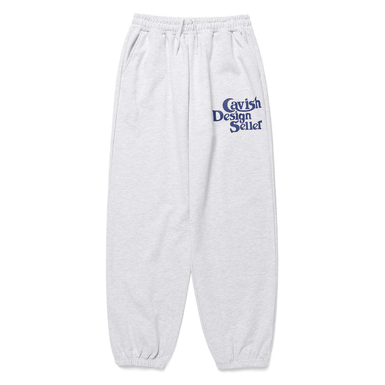 Cavish Big Seller Logo Sweatpants in Light Grey