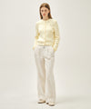 Marithé François Girbaud W Low-Waist Tuck Wide Denim Pants