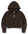 Mahagrid MGD SERIF LOGO CROP HOODIE