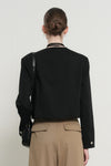 General Idea WOMAN Strap Collarless Jacket