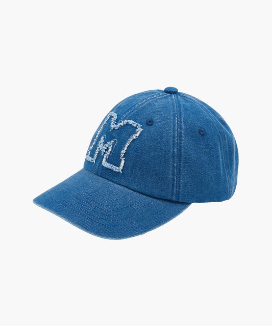 Marithé François Girbaud M Logo Denim Patchwork Cap