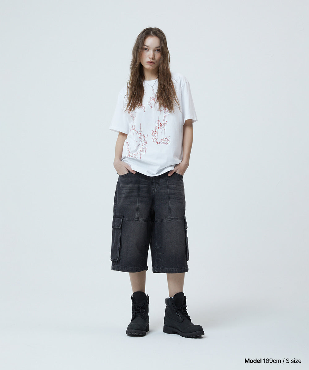 Mahagrid Heart Tattoo Tee