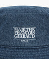 Marithé François Girbaud CLASSIC LOGO BUCKET HAT