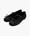 Marithé François Girbaud Women's Cross Banding Ribbon Flat Shoes in Silver