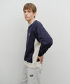 Marithé François Girbaud Classic Logo Side Color Block Sweatshirt Heather Gray