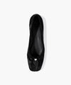 Marithé François Girbaud Women's Ballet Ribbon Velvet Flat Shoes Light Gray
