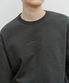 Marithé François Girbaud Lettering Logo Oversized Fit Sweatshirt Blue