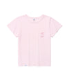 Cavish CAVISH X Reebok W Double Logo Embroidered Short Sleeve Tee [Pink]