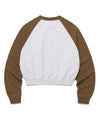 Cavish Women's Raglan Brothers Sweatshirt in Brown