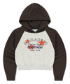 Mahagrid Department Star Crop Hoodie