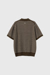 General Idea MAN Stripe Half Collar Knit