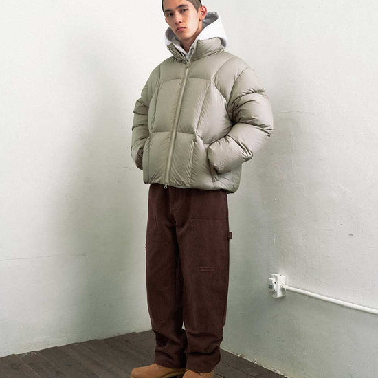 Mahagrid Curved Duckdown Parka [Khaki]