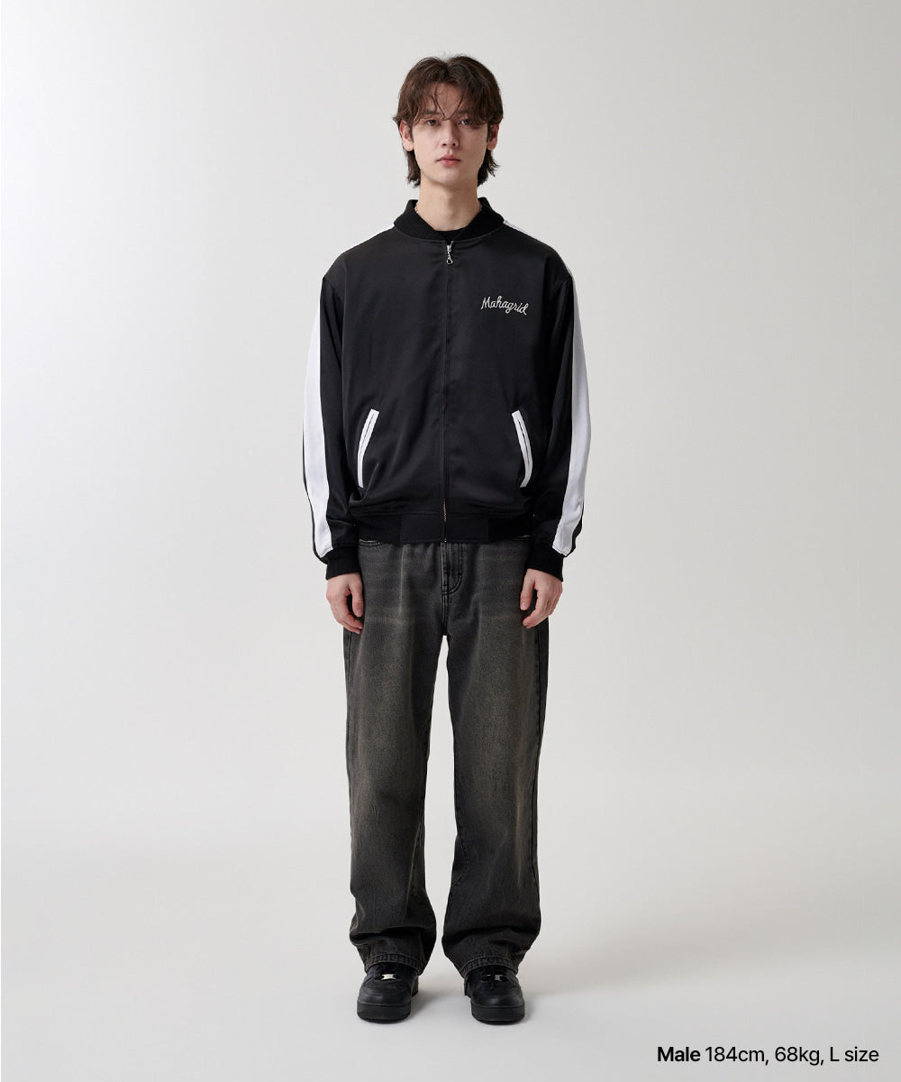 Mahagrid Rope Logo Satin Jacket