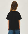 Marithé François Girbaud Kids Neck Point Lettering Tee