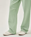 Marithé François Girbaud OUTLINE CLASSIC LOGO DYEING TUCK WIDE SWEAT PANTS mint
