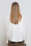General Idea WOMAN V-Neck Scarf Blouse