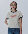 Marithé François Girbaud W Vintage Baseball Ringer Tee