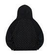 Nice Ghost Club Dot 3Star Raglan Crop Hoodie Zip Up