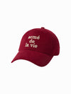 ADLV Cotton Napping 3D Embossed Ball Cap