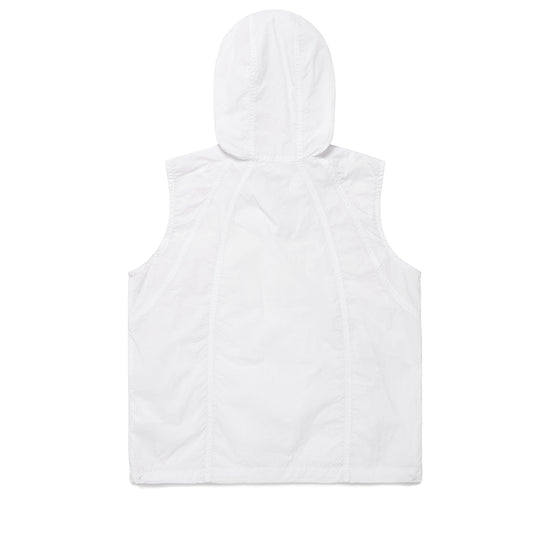 Cavish Women's Hooded Vest Windbreaker in White