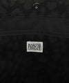 Marithé François Girbaud CLASSIC LOGO PATTERN CANVAS SHOULDER BAG black