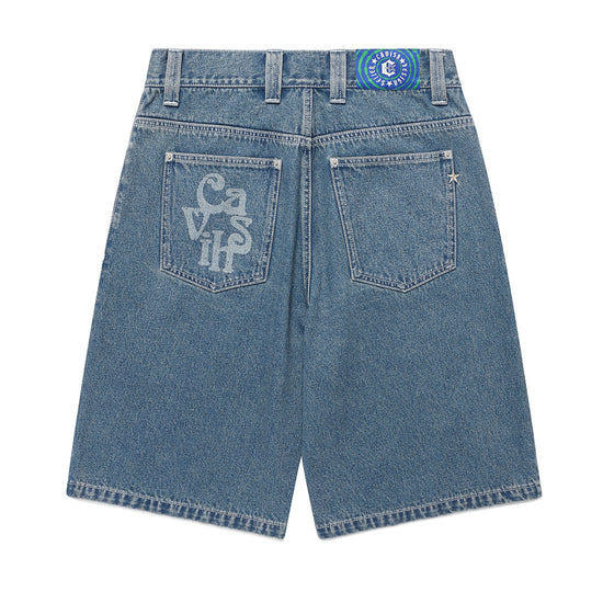 Cavish Overdyed Denim Shorts