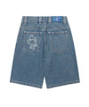 Cavish Overdyed Denim Shorts