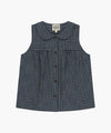 Marithé François Girbaud W ROUND COLLAR SLEEVELESS BLOUSE