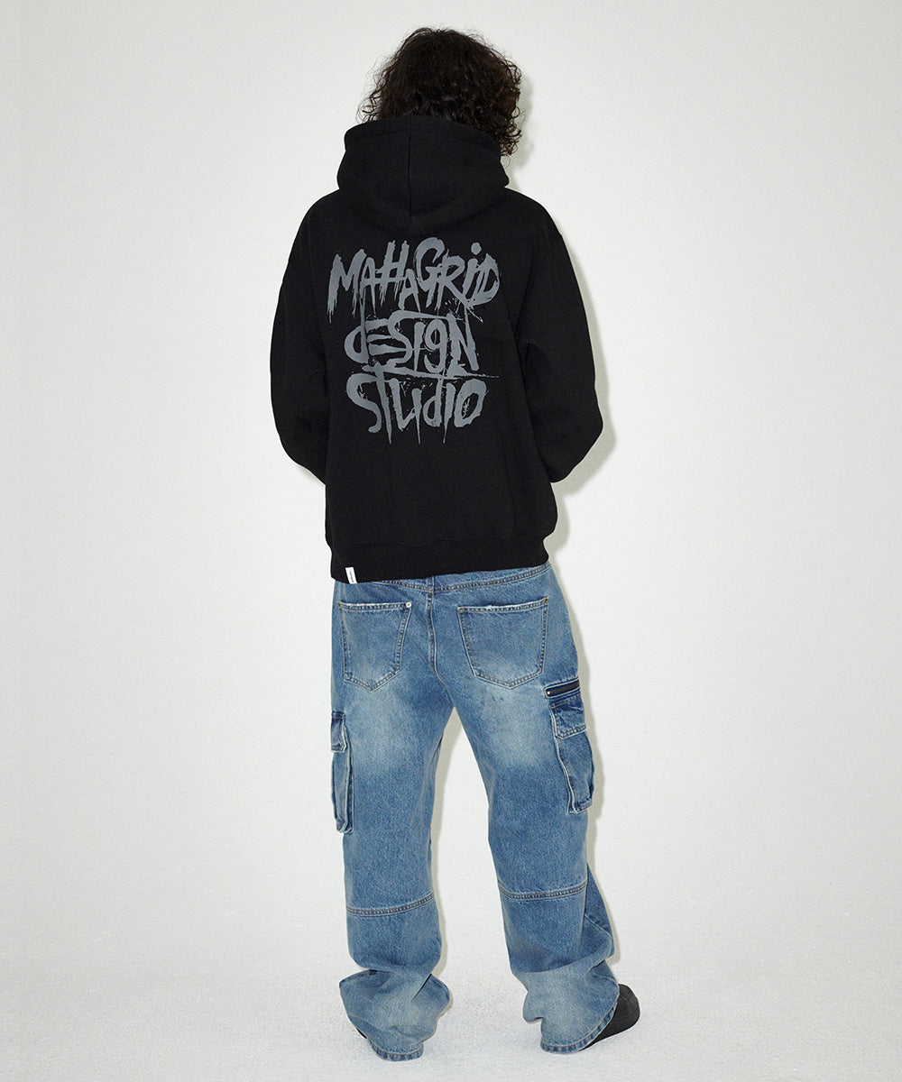 Mahagrid Slash Logo Hoodie
