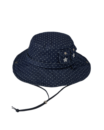 AEAE Safari Bucket Hat Mid Blue