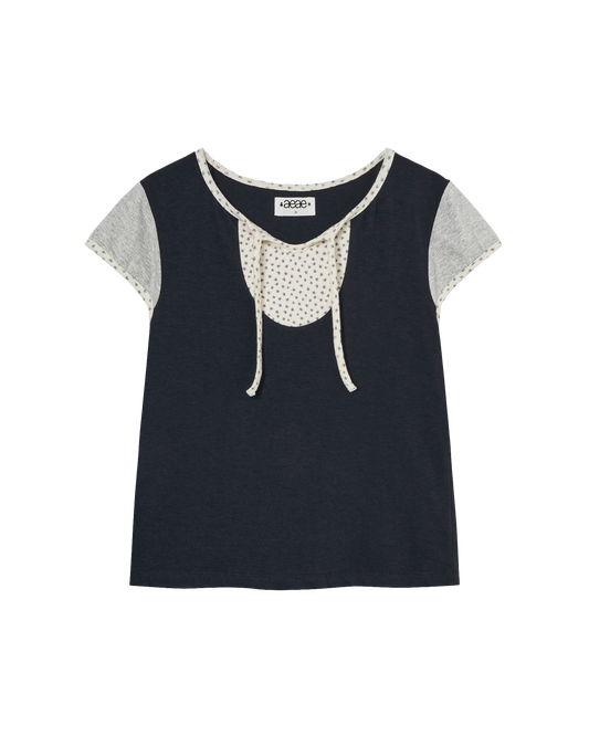 AEAE Flower Block Tee