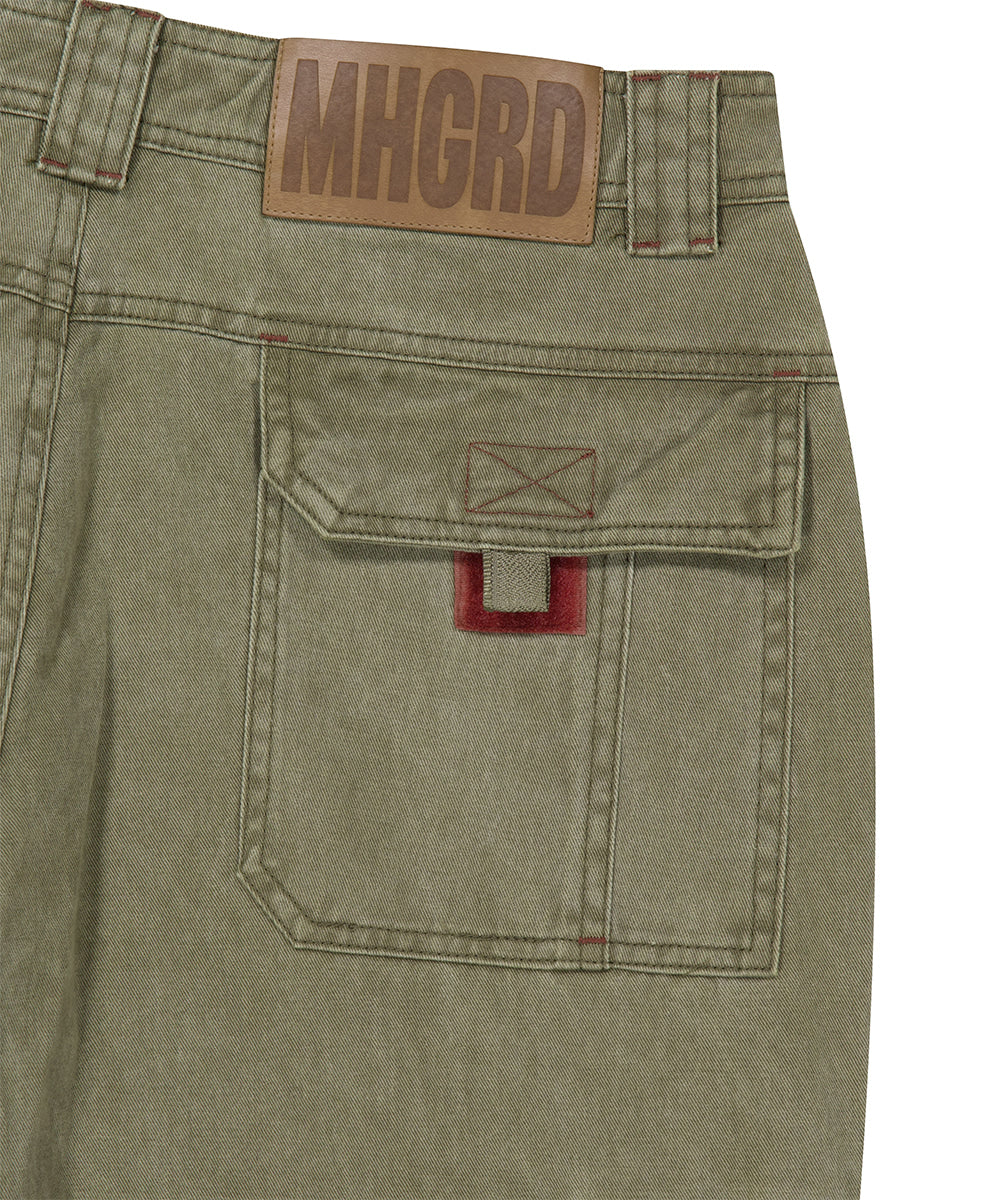 Mahagrid Bermuda Utility Cargo Shorts
