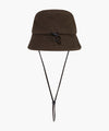 Marithé François Girbaud Kids Bear Classic Logo Fleece Bucket Hat Brown