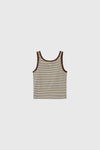 General Idea WOMAN Multi Stripe U-Neck Sleeveless
