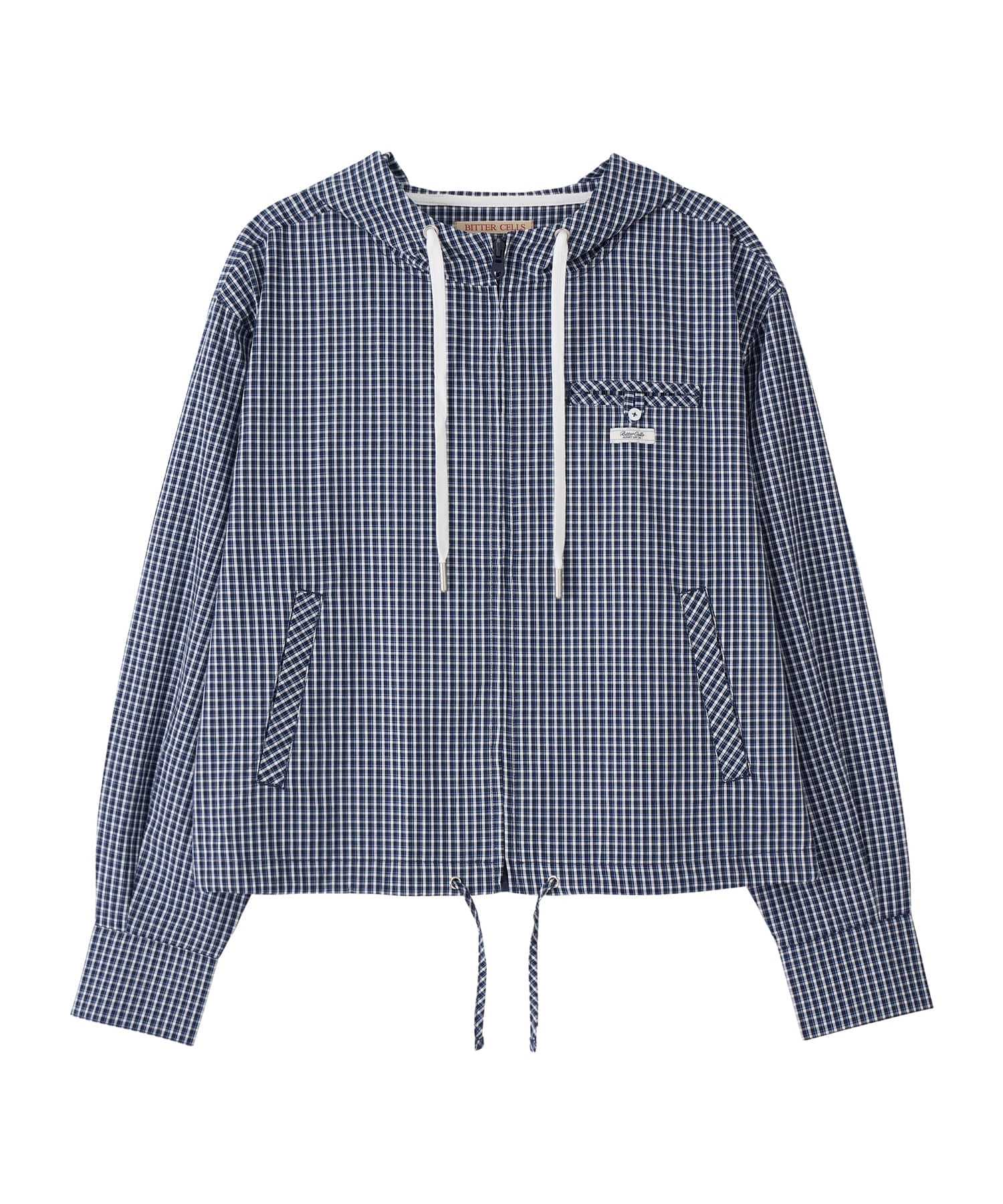 Bitter Cells Hoodie Crop Shirt Jacket