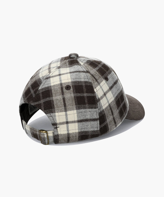 Marithé François Girbaud Classic Logo Two Tone Check Cap
