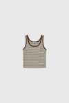 General Idea WOMAN Multi Stripe U-Neck Sleeveless