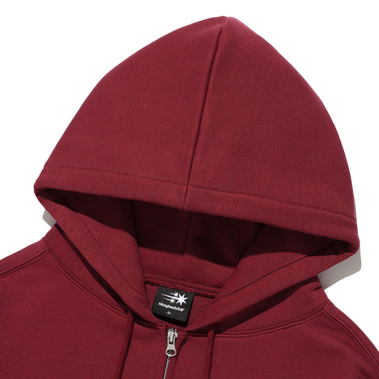 Nice Ghost Club 3 Star Appliqué Hoodie Zip Up