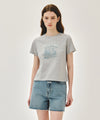 Marithé François Girbaud [REGEN] W FRENCH FRUIT SHOP GRAPHIC TEE white
