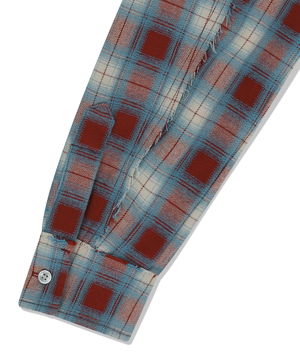 Mahagrid Raw Cut Ombre Shirt