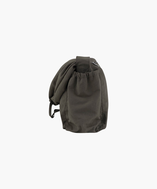 Marithé François Girbaud CLASSIC LOGO STRING NYLON CROSS BAG KHAKI