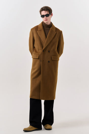 General Idea MAN New Classic Wool Blend Long Coat