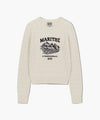 Marithé François Girbaud W Vineyard Cable Knit Pullover