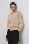 General Idea WOMAN Relaxed Frill Cardigan