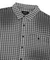 Mahagrid SPRAY DYEING CHECK CROP SHIRT