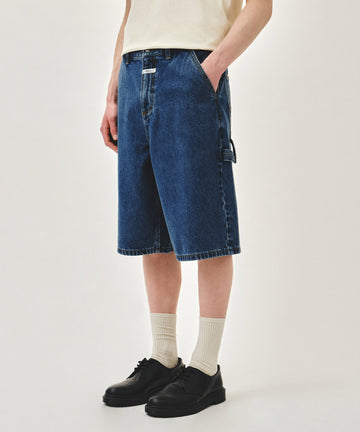 Marithé François Girbaud M Bermuda Carpenter Denim Shorts