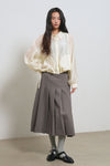General Idea WOMAN Summer Sheer Volume Blouson Shirt