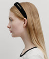 Marithé François Girbaud Regular Logo Velvet Hair Band
