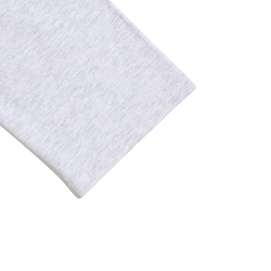 Nice Ghost Club 3star applique 3/4 sleeve tee[light grey]